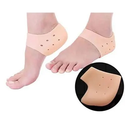 Silicone Heel Anti-Crack Set for Men and Women (Free Size) - 2 Pieces
